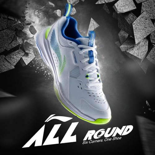 Image of Li-Ning All Round Non Marking Badminton Shoes | All Indoor Sports | Lightweight, Breathable, Grippy & Durable | High Rebound Cushioning | Stable Heel Support