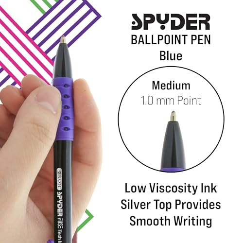 Rollers à encre gel Spyder stylo rétractable pour bullet journal et notes de cours - 2