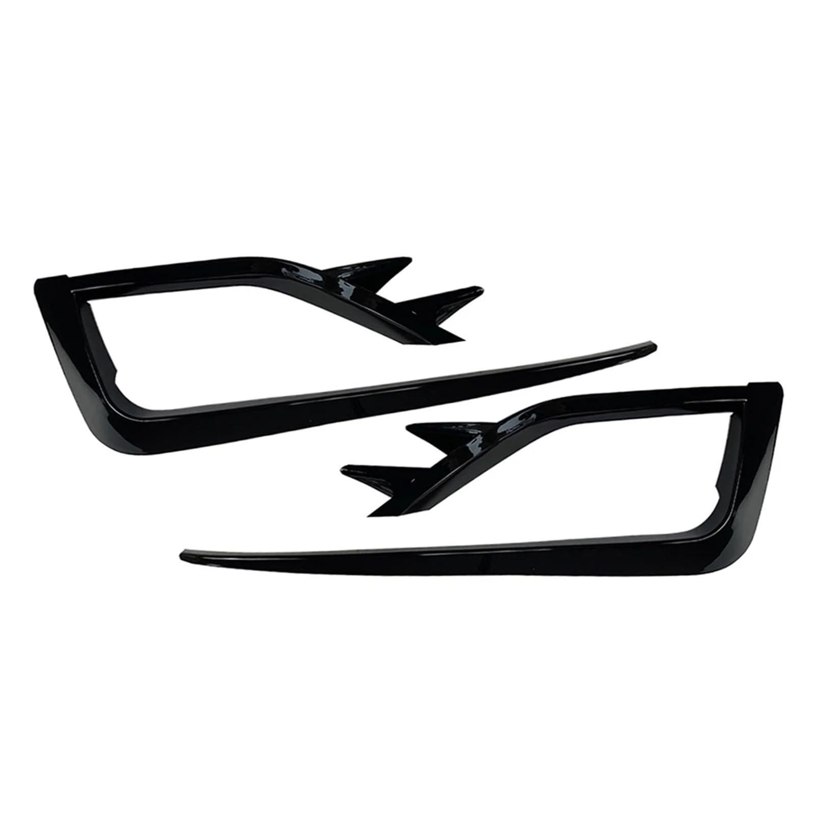 Couvercles phares antibrouillard ABS finition noire laquée pour VW Golf 7.5 - 8
