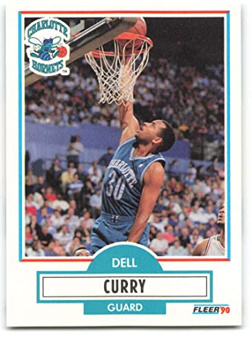 1990-91 Fleer #18 Dell Curry NM-MT Charlotte Hornets Officially Licensed NBA Basketball Trading Card