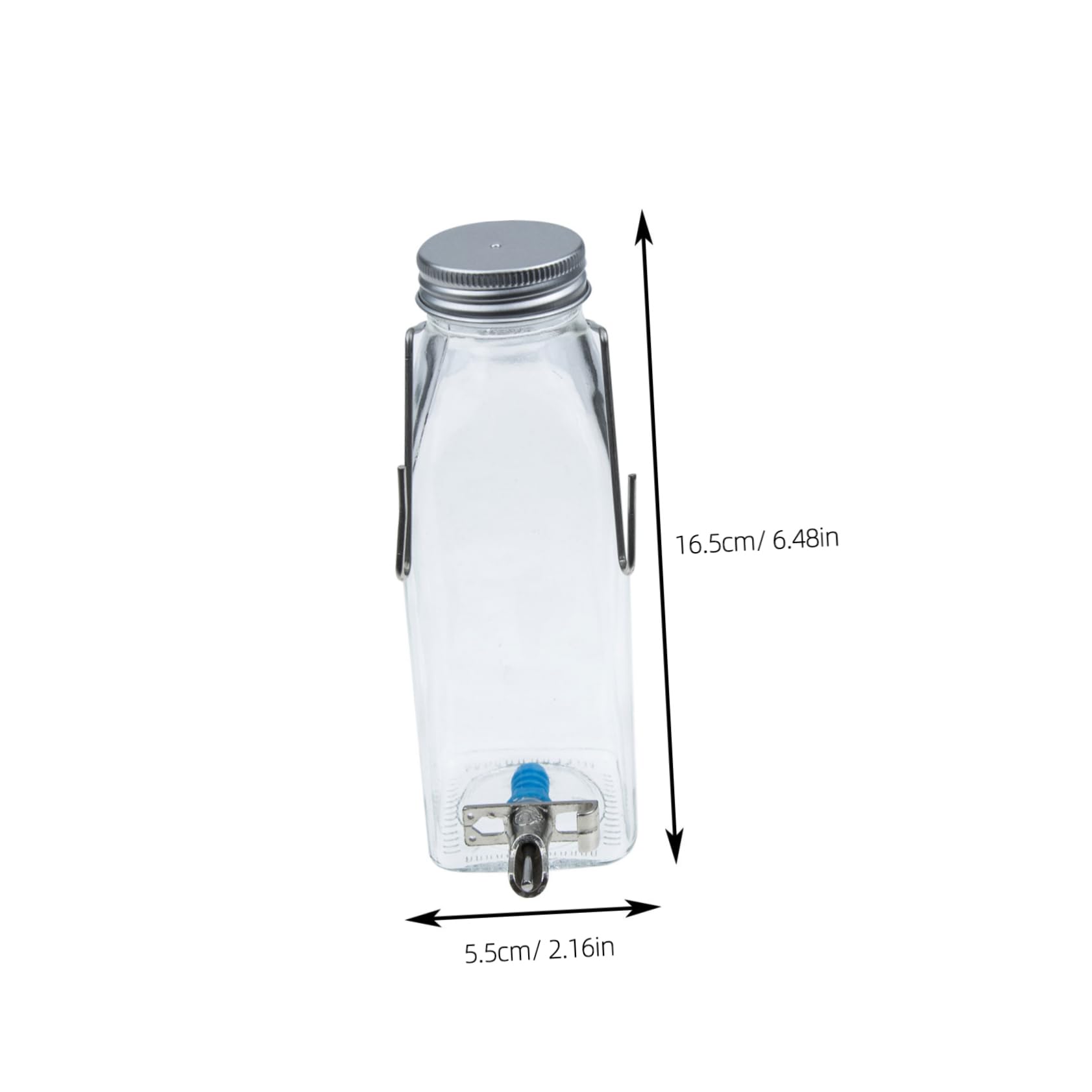 1 Set Pet Water Fountain Dispenser Small Water Bottle for Rabbits Indoor Bunny Water Jug Hanging Water Bottles Animals Leak Water Bottles Water Bottle Rabbit Glass
