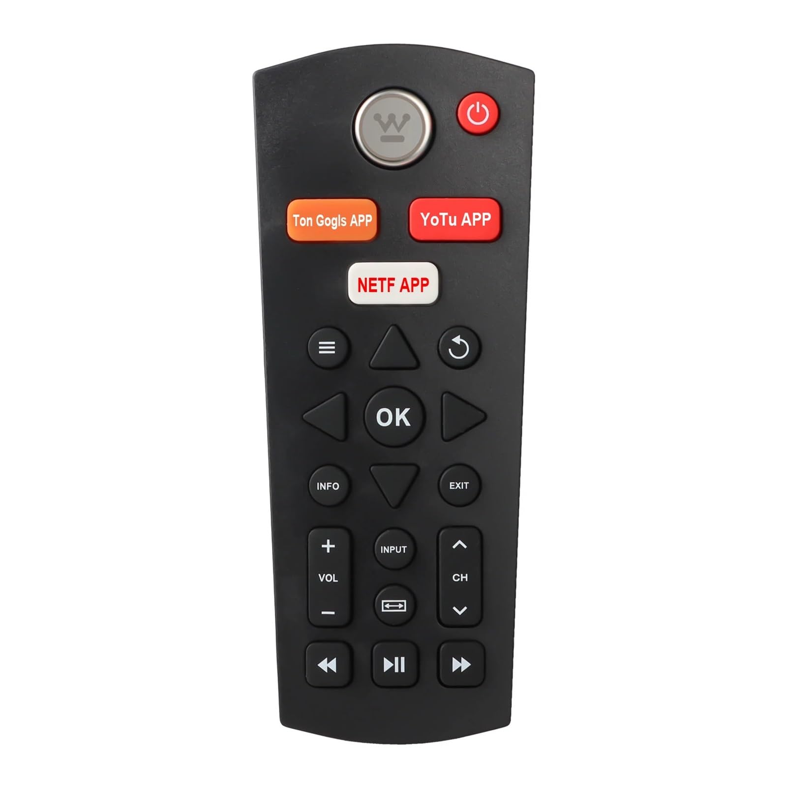 Télécommande de remplacement TV pour remplacer votre boîtier perdu WD32FC2240