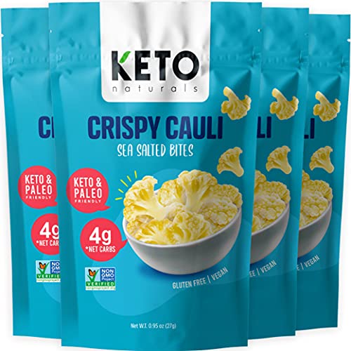 Cauliflower chips Keto bites low carb cauliflower thins (Sea Salt 4) healthy vegetable chips & crisps gluten free cauliflower bites snacks, ketogenic diet friendly, mediterranean, vegan, paleo