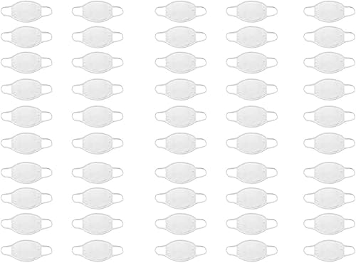 Miniatura 6 de Simpli-Magic - Máscara facial reutilizable, 50 unidades (paquete de 1), color blanco