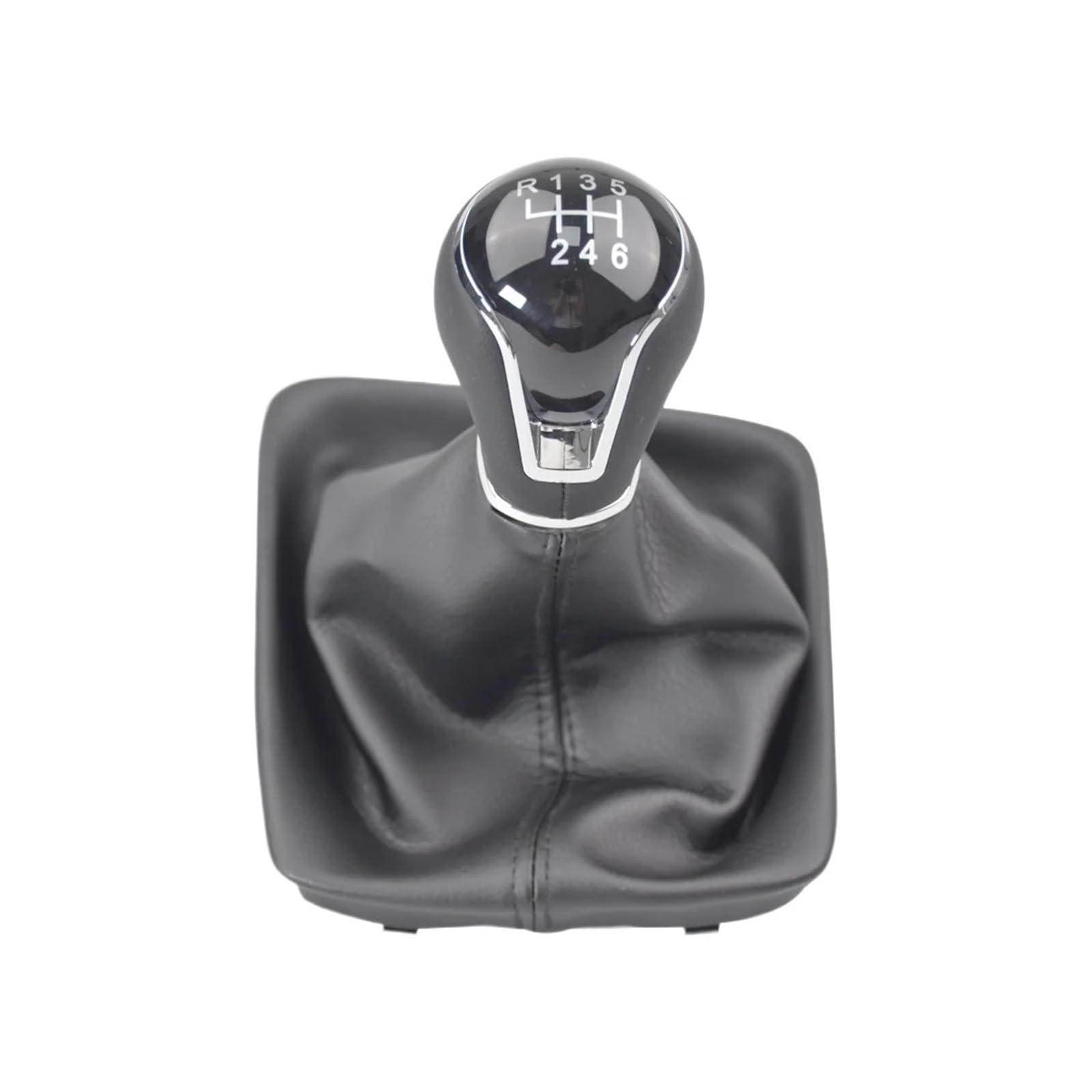 Qwqaab 6 Speed Manual Gear Knob For Seat For Leon Iii 3 Mk3 2012-2020 Lhd 11.75Mm 5/ Manual Gear Shift Knob Pu Gaiter Boot(6 Speed)