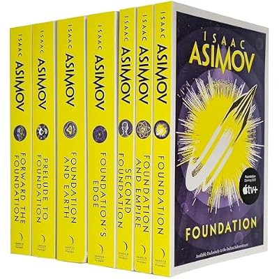 Isaac Asimov The Foundation Series 7 Books Collection Set(