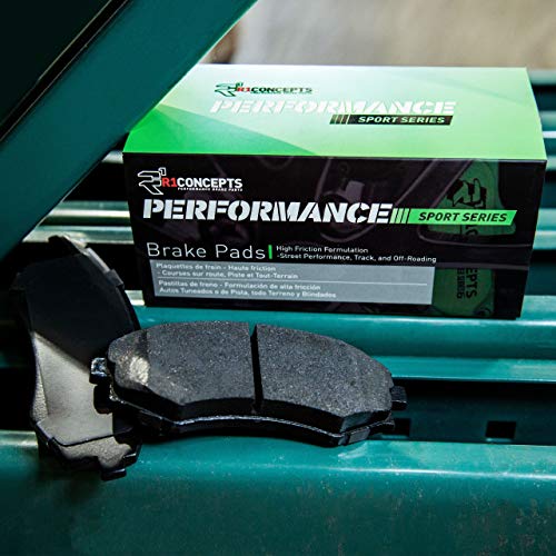 Image of R1 Concepts Front Performance Sport Brake Pads| Fits 2005-2018 Ford Focus | 2007-2016 Ford EcoSport; 2018-2022 Ford EcoSport; 2013-2018 Ford C-Max| Automotive Replacement Brake Pads