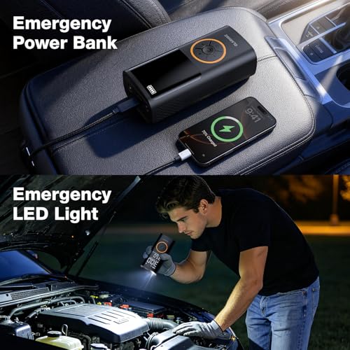 OlarHike Tire Inflator Portable Air Compressor, Cordless Electric Bike Pump photo 9
