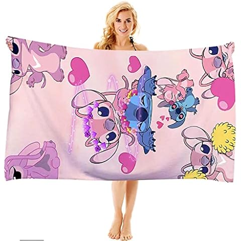 Bonamana Toalla de baño Lilo & Stitch Cover