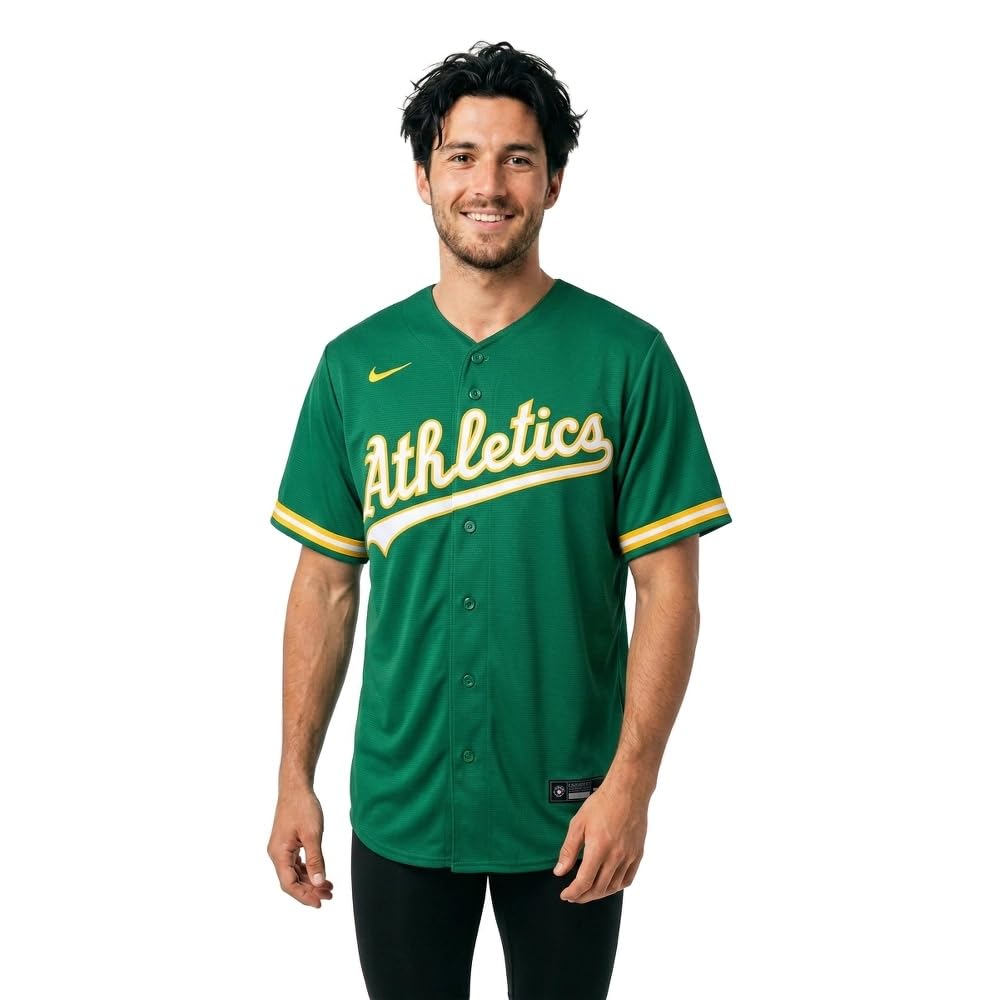 NIKE MLB Athletics Replica Alternate Short Sleeve T-Shirt S