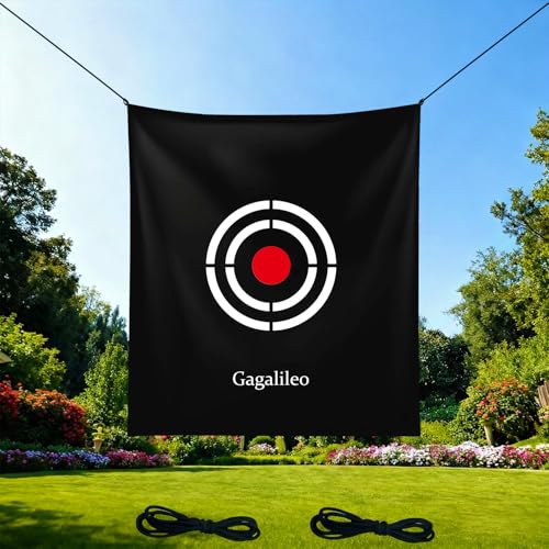 Gagalileo Golf Target Cloth: 5x4FT Protective Net Portable Easy Setup with Ropes Indoor Outdoor...