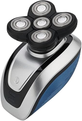 Veemoon 5 afeitadoras eléctricas para hombres, afeitadoras recargables para hombres, cepillo giratorio para la cara, recortadora de pelo, afeitadora
