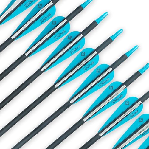 Image of TIGER ARCHERY 30 inch Carbon Arrows for Compound Recurve Bow Hunting Target