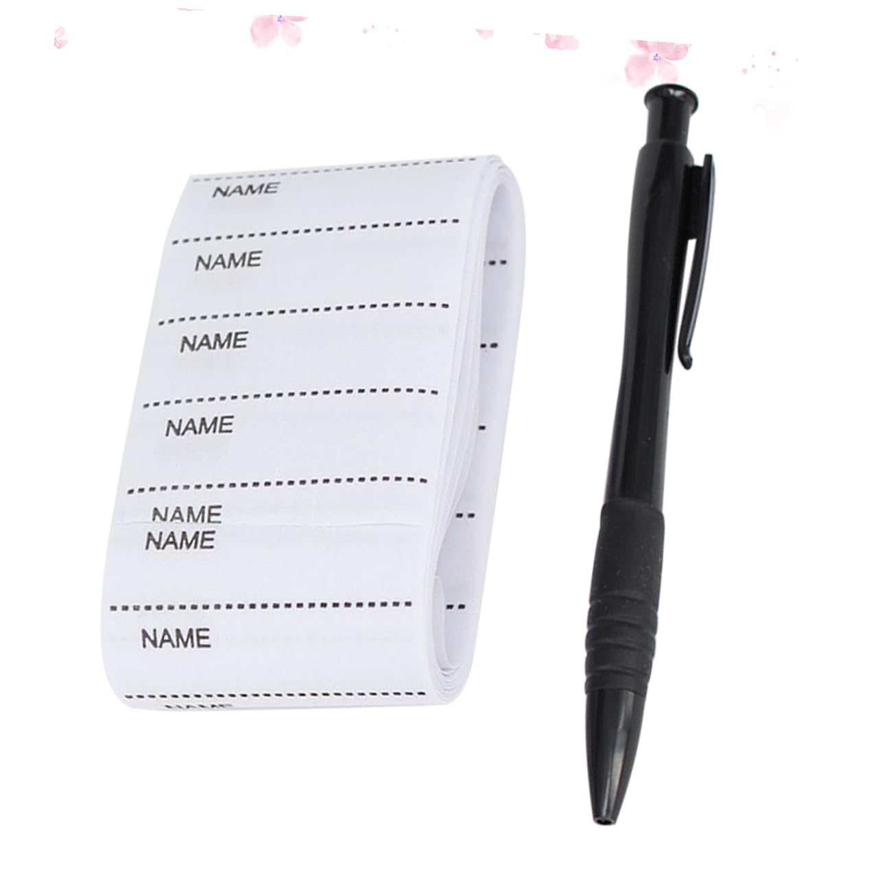 SHINEOFI 3piezas Etiquetas De Nombre Para Ropa Washable Stickers Personalizados Resistentes Para Escuela y Lavandería Bolígrafo