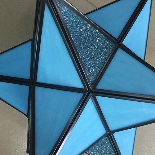 Lámpara de techo vintage retro industrial con forma de estrella 6