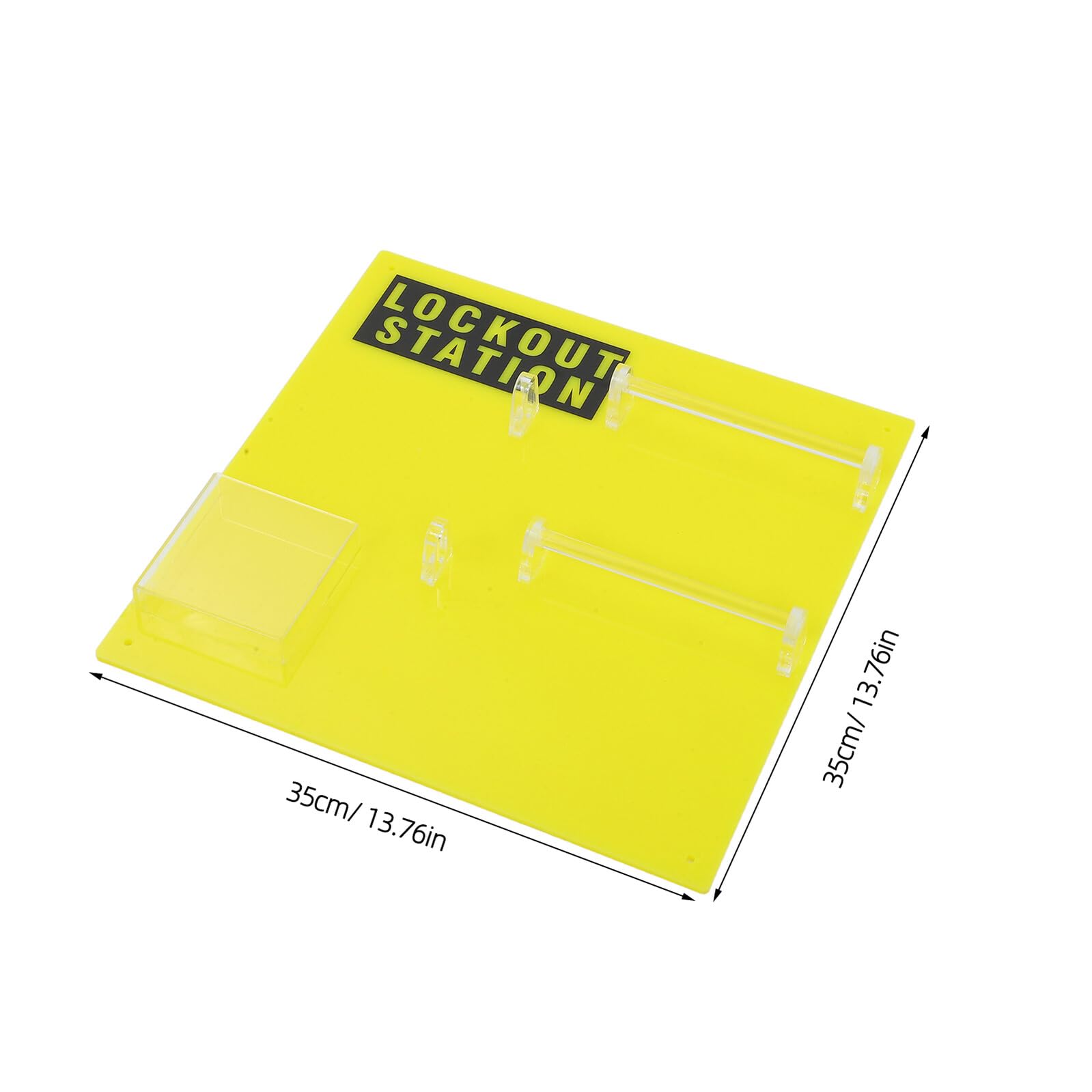 Mipcase Kit de Bloqueo de Pared para Gestión de Seguridad Industrial Etiquetado y Organización de Dispositivos de Bloqueo para Talleres y Servicios de Máquinas