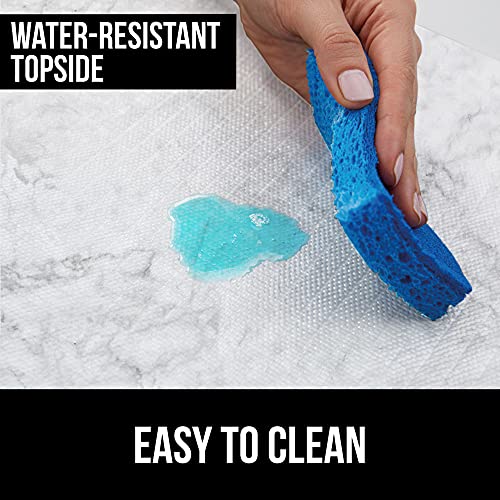 Gorilla Grip Slip Resistant Drawer And Shelf Liner, Non Adhesive Water Resistant, Easy Clean And Trim, Smooth Surface Liners For Kitchen Cabinet, Shelves, Drawers, Pantry, 17.5 In X 20 Ft, Marble #TOP5
