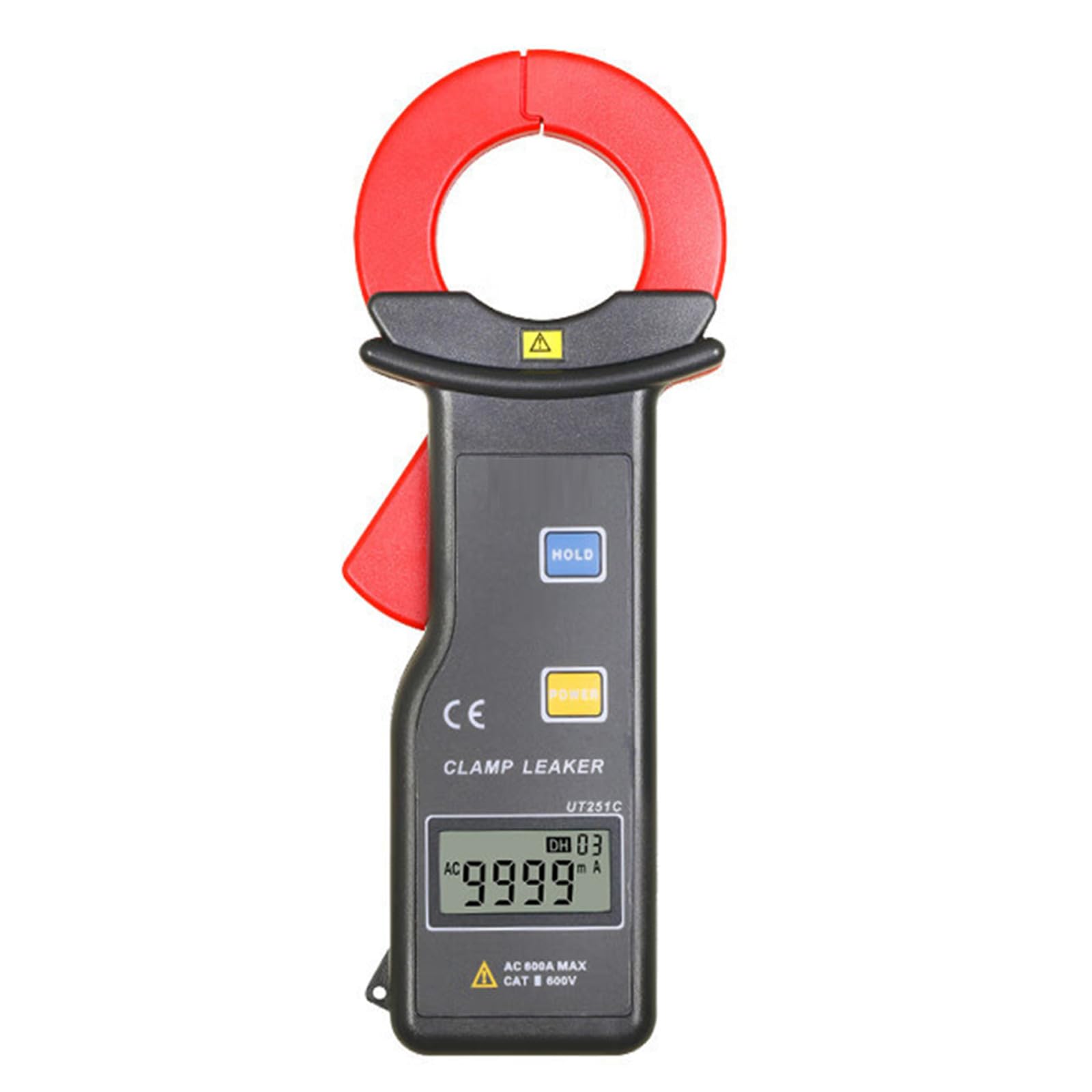 WEILWH Professional Leakage Current Clamp Meter With 40Mm Jaw Opening and 99 Group Memory For Industrial Electrical Maintenance