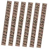 Alasum 6 hojas Pegatinas para Tambor de Lengua Adhesivas Sin Residuo Calcomanías Reutilizables para Aprendizaje y Práctica Musical Accesorios Duraderos para Instrumentos de Percusión