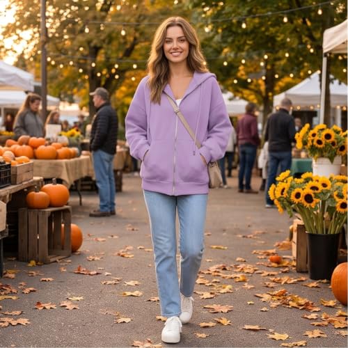 Elneeya Womens Zip Up Hoodies Y2K Training Cruise Plus Size Sweatshirt - image 2