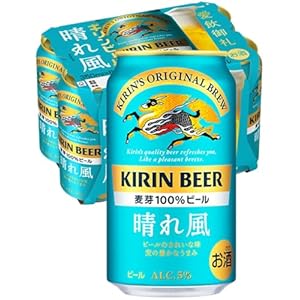 晴れ風 キリン ビール350ml×6本" 