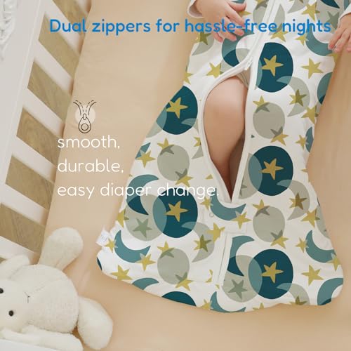 Image of TotAha Sleep Sack 15-18-24 Months 1.0 TOG, Unisex Buttery Soft Sleeping Sacks with 2-way Safe Zipper, Premium Winter Sleep Bag