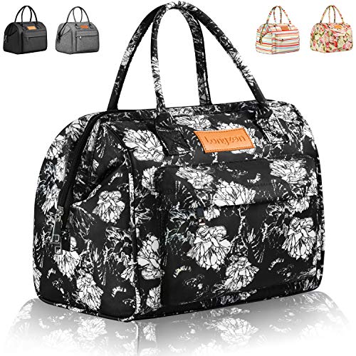 Lunch Bags for Women, longzon gifts for women, portable insulated adult girls large