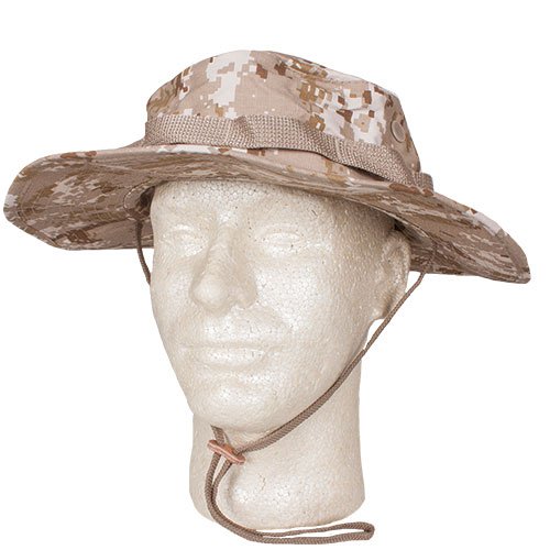 Fox Outdoor ProductsUnisex Boonie Hat - Breathable Ripstop Cotton Fishing Hunting Hiking Sunhat with Adjustable Chin Cord