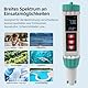 RUIZHI 5-in-1 Multifunktion Wassertester – PH/TDS/EC/Salzgehalt/Temperatur Messgerät mit LCD-Display, Silikontasten & Sprachfunktion für Trinkwasser, Pool, Aquarien, Hydrokulturen und Flüssigversuche
