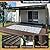 Domi Outdoor Louvered Pergola 10x16FT with Adjustable Steel Roof, Outdoor Aluminum Frame Rainproof Pergola for Backyard, Garden and Lawn,Brown