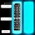 Case for LG TV Remotes, Cover for LG Smart TV Remote Control AKB75095307 AKB75375604 AKB74915305 Original, Replacement Silicone Skin Sleeve Glow in The Dark Blue