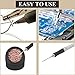 Bonsicoky Soldering Tip Cleaner Set, Solder Tip Cleaning Wire and Holder for Cleaning Solder Irons and Tips， Black