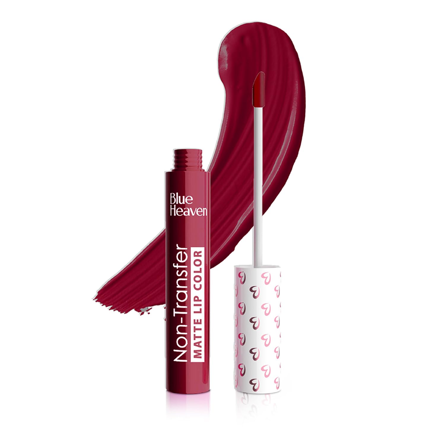 Blue Heaven Non Transfer Lip Color | Liquid lipstick Waterproof & Smudge Proof | Intense Pigment | Long-Lasting upto 8hr | Matte Finish with Hydrating Formula | 202 | 3GM-picture-25