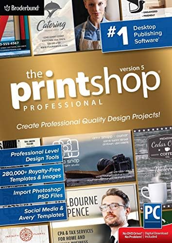 The Print Shop 5.0 Professional – Impressive Design Projects Made Easy [PC Download]