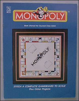 Monopoly Gameboard to Scale Book Charted for Counted Cross Stitch ...
