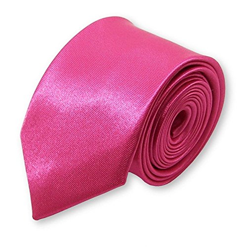 Cravate slim fushia, étroite et slim « rose fuchsia »