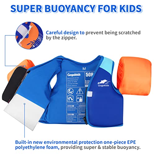 Image of Gogokids Puddle Float Jumper 33-66 Pounds, Toddler Swim Vest Kids 2-6 Years