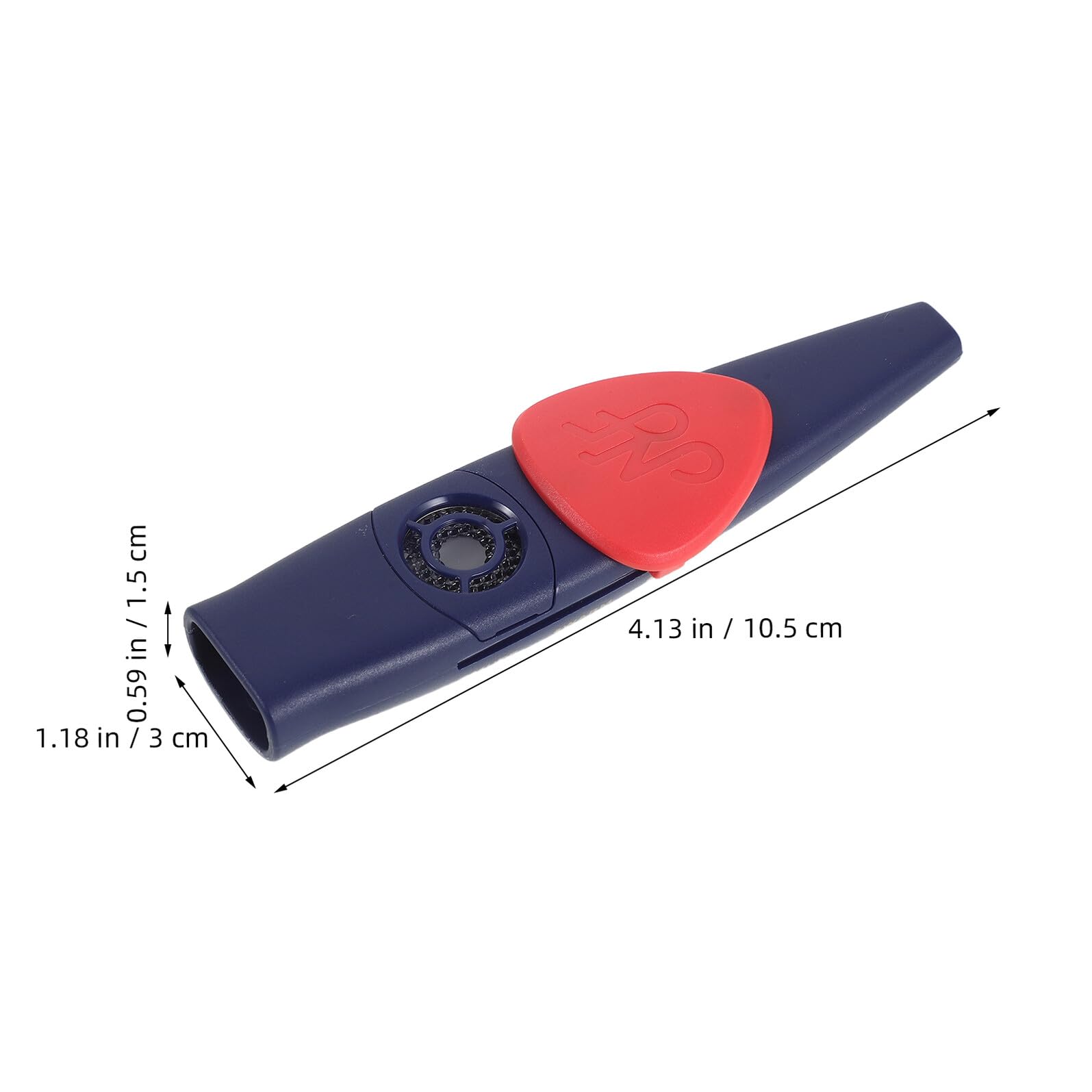 Abaodam Metal Kazoo Blasinstrument aus Metall mit Doppelmembran und Tragegurt Kazoo für Erwachsene und Anfänger zur Gitarrenbegleitung und Musikparty