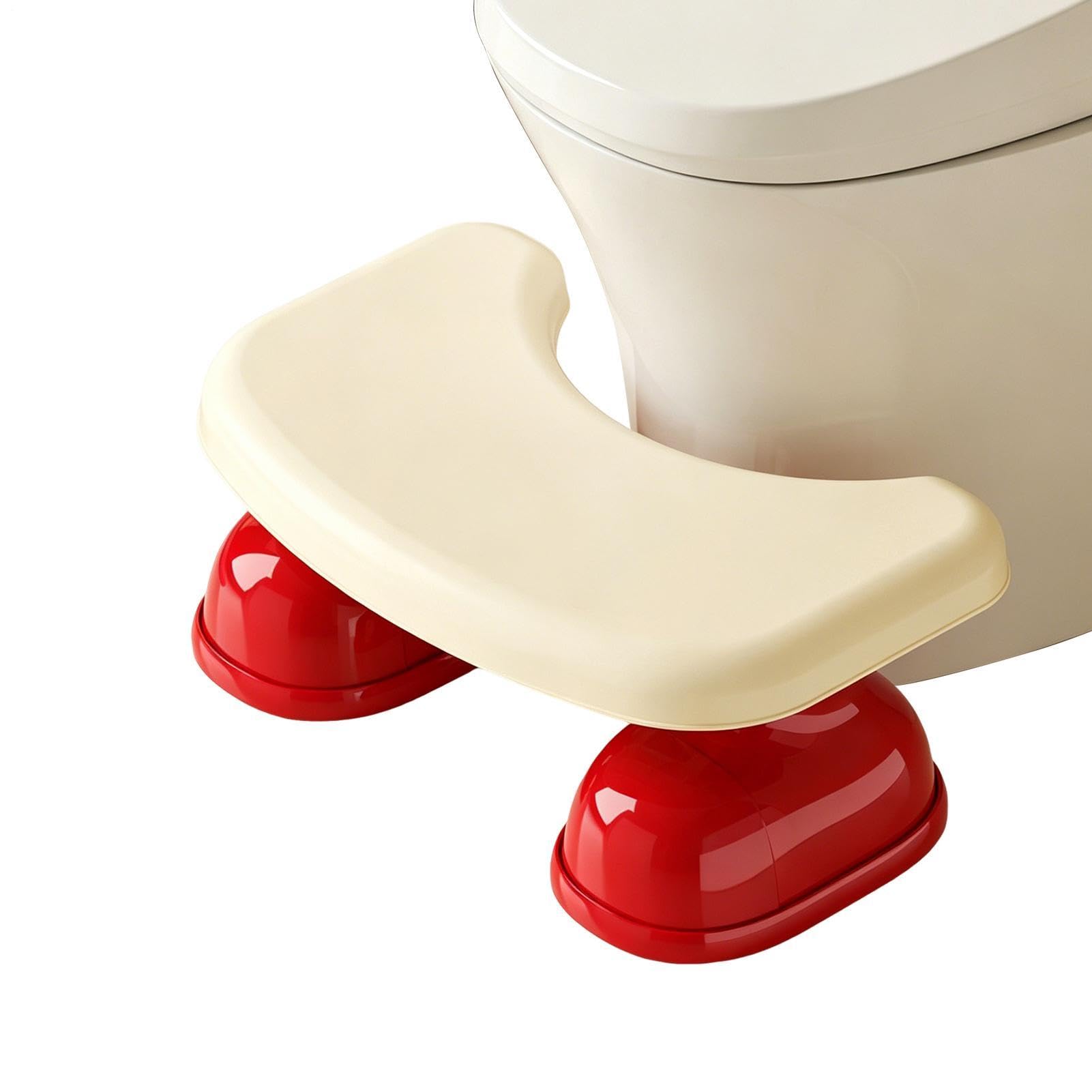 Taburete para defecar en el baño Escalera Antideslizante Tipo Cuclillas | Banco de apoyo postural para inodoro Para personas mayores, tocador, mesita de noche, bañera, cocina, niños, adultos,
