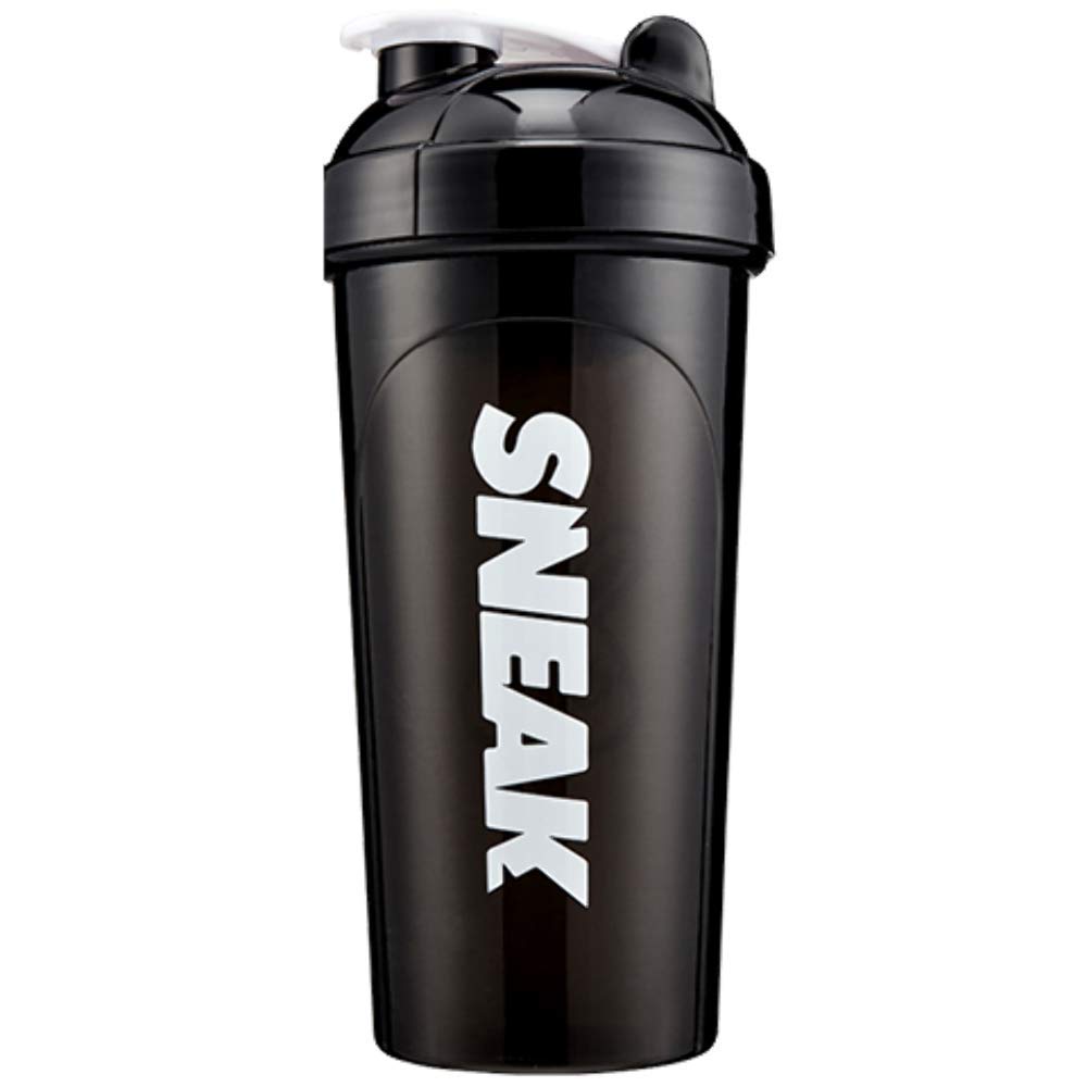SNEAK | Monochrome Shaker | Gamer Energy Drink Shaker, Easy to Wash, Measurements Down the Side for Easy Mixing, 700ml