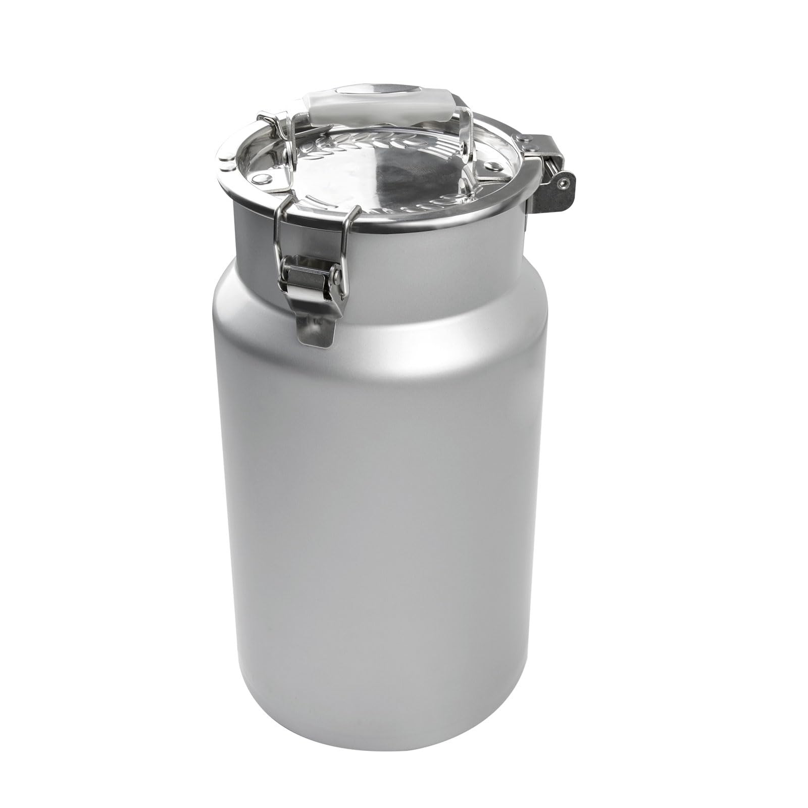 AIZYRLYR Stainless Steel Milk Can, Milk Jug with Lid Wine Pail Bucket Airtight Canister for Farm, Kitchen, Camping, Liquid Transport & Storage,10L 22X30cm