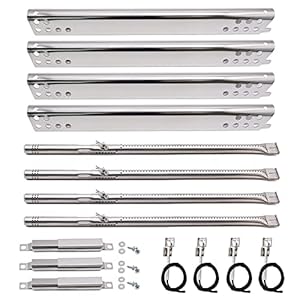 Yiming Grill Replacement Parts for Char-Broil Performance 475 4 Burner 463347017, 463335517, 463342119, 463276517, 463244819 Grill Models, Heat Plates, Burners, Carryover Tubes & Igniters Replacement