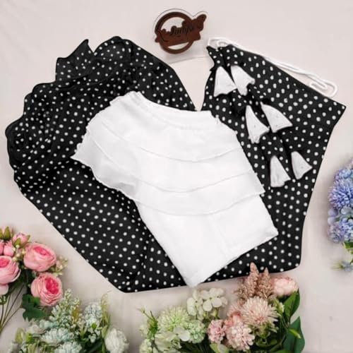 Image of Freydis Women's Georgette Regular Fit Top and Skirt Set with Elegant Design