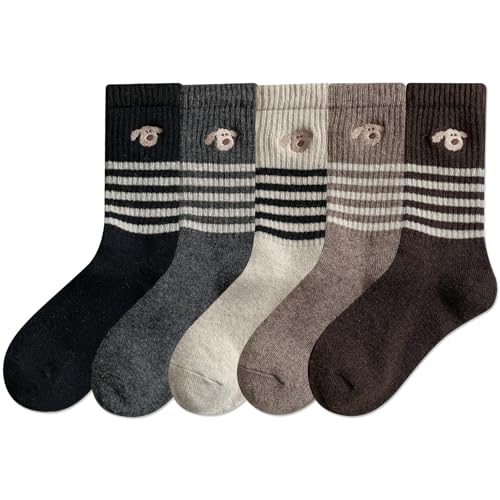 Image of IIG Winter Warm Wool Socks for Women Original Design Trendy Boot Socks Ideal Gift