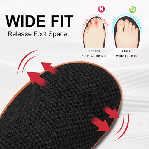 Mens Walking Shoes Wide Diabetic Orthopedic Recovery Shoes Comfortable Lightweight Barefoot Zero Drop Sneakers Adjustable Indoor Outdoor Shoes2