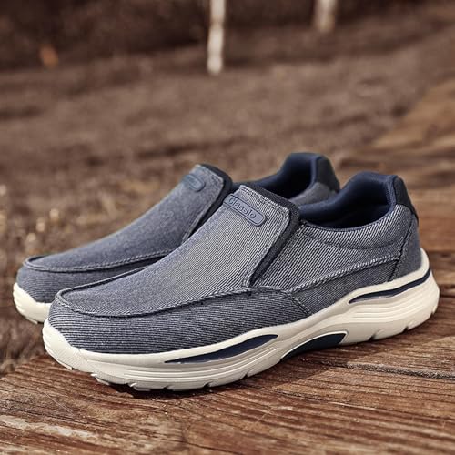 Men's Slip on Shoes Casual Loafers Walking Shoes Comfortable Orthopedic Shoes Lightweight Non Slip Sneakers with Arch Support3