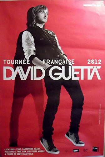 David Guetta poster 40x60 cm créez une ambiance clubbing dans votre salon