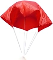 SpaceTrek Ripstop Nylon Parachutes for Bottle Rockets (28", 22", 16") - Hobby Rocketry & STEM Essentials