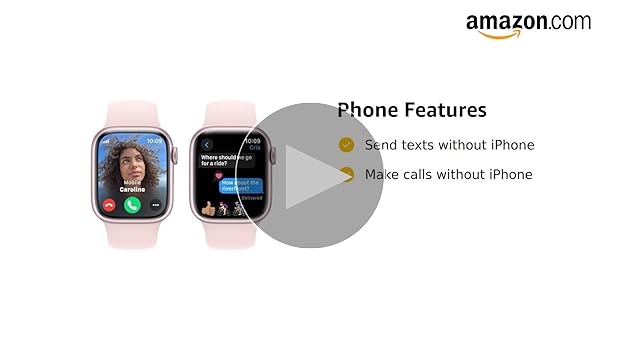 Apple Watch - Apple Watch 9⭐︎41mm⭐︎アルミニウムケース⭐︎ピンク Apple Watch Series 9（GPS + Cellularモデル）- 41mmピンク