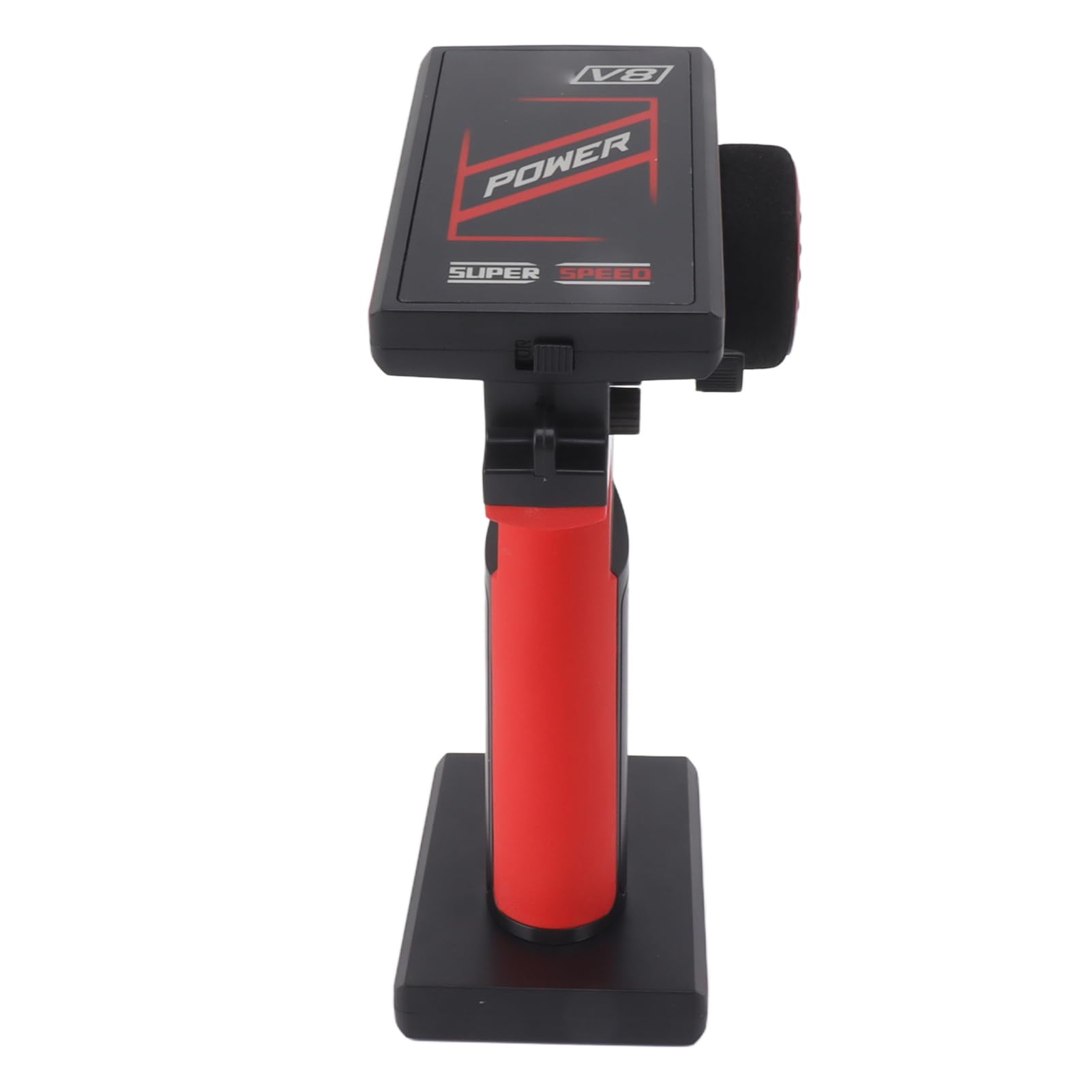Chiyyak Transmisor Receptor RC para Coche Tanque Barco Negro Rojo Accesorio Duradero Reemplazo Dispositivo de Control Remoto